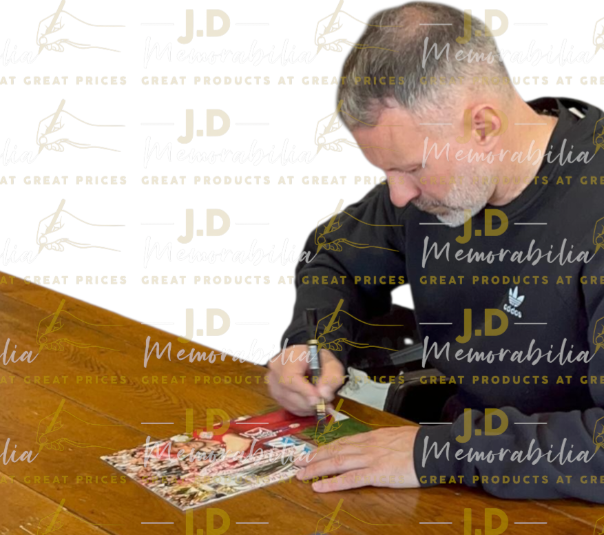 Ryan Giggs signed Manchester United Photo