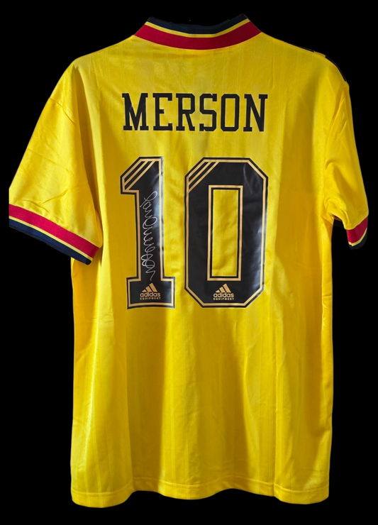 Paul Merson signed Arsenal 93/94 shirt