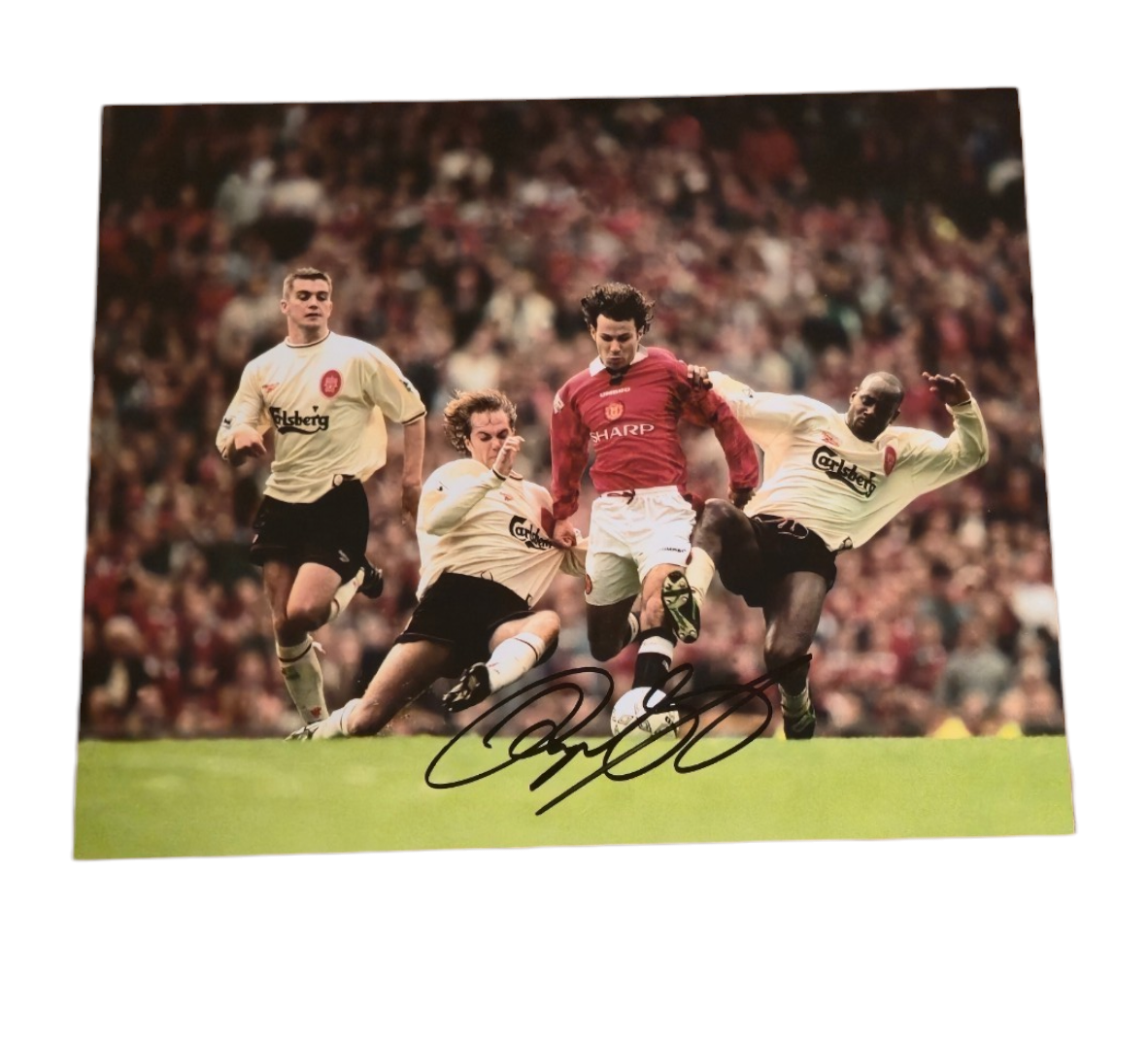 Ryan Giggs signed Manchester United Photo