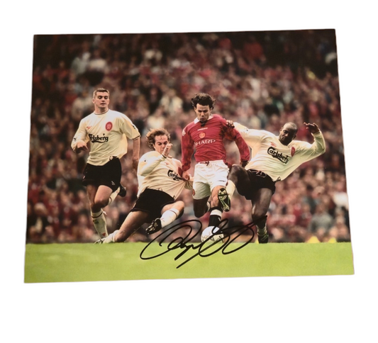 Ryan Giggs signed Manchester United Photo