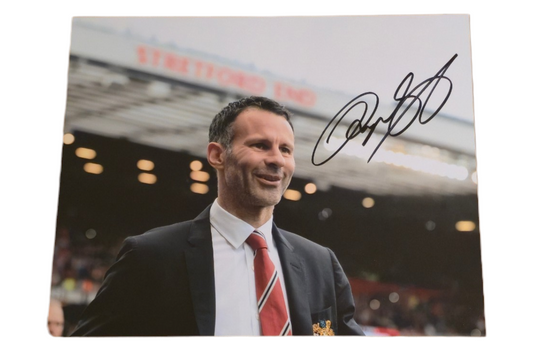 Ryan Giggs signed Manchester United Photo