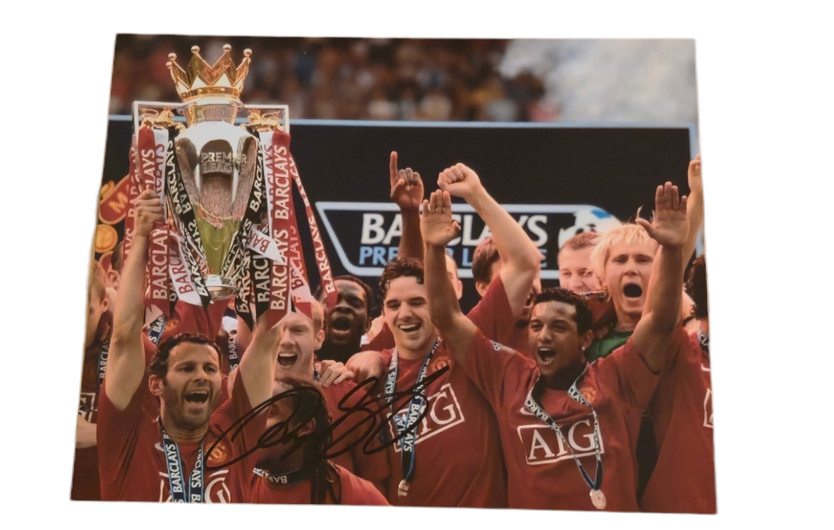 Ryan Giggs signed Manchester United Photo