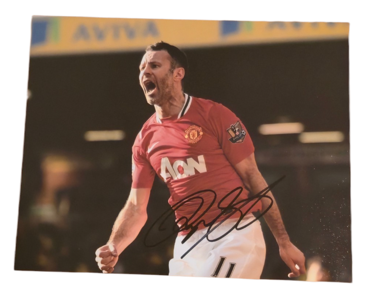 Ryan Giggs signed Manchester United Photo