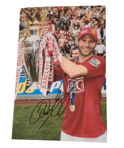 Ryan Giggs signed Manchester United Photo