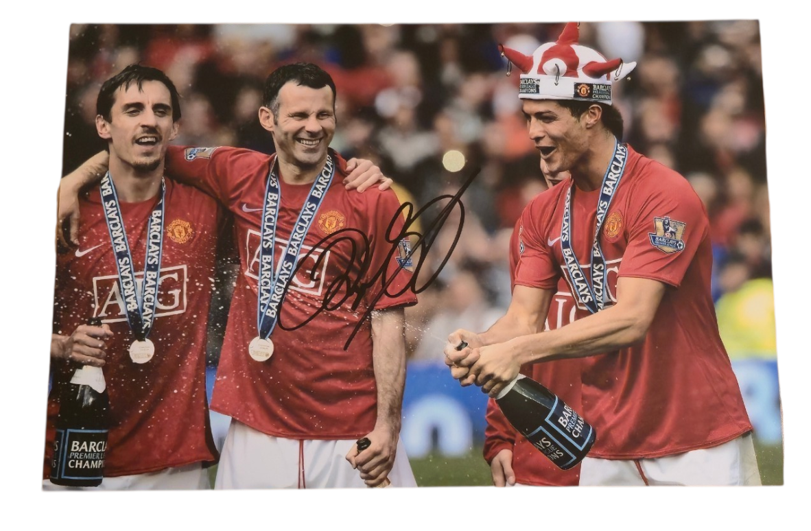 Ryan Giggs signed Manchester United Photo