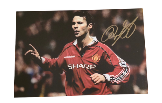 Ryan Giggs signed Manchester United Photo