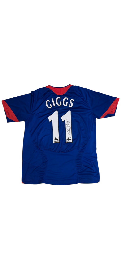 Ryan Giggs signed Manchester united shirt
