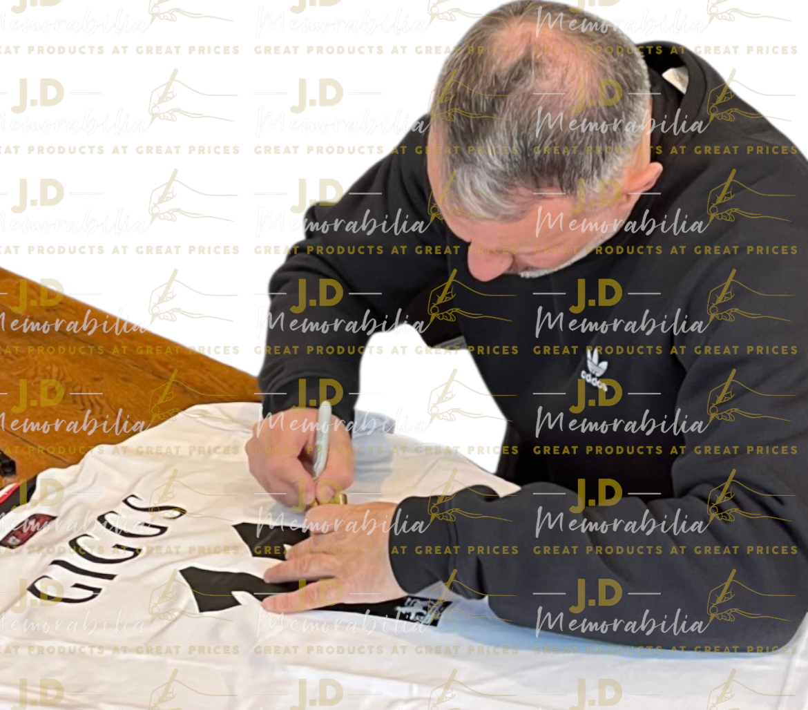 Ryan Giggs signed Manchester united shirt
