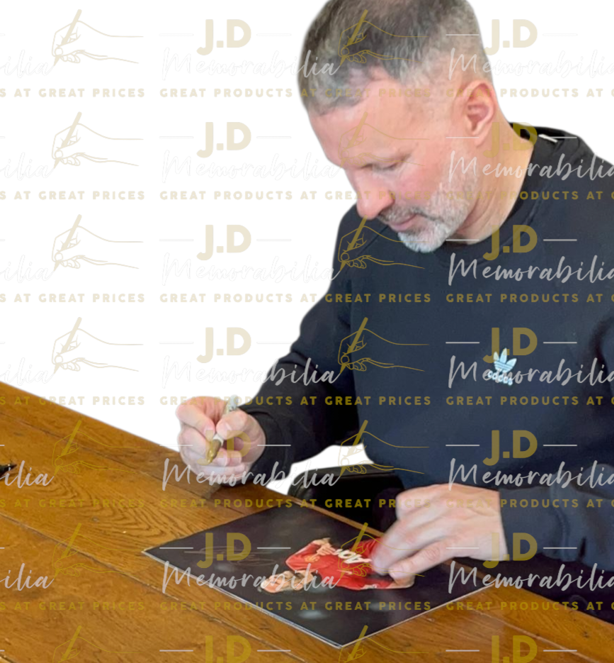Ryan Giggs signed Manchester United Photo